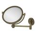 Allied Brass Extend 5X Magnification Wall Mirror with Twist Detail