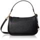 COACH Soft Pebble Leather Cary Crossbody Bag for Women Offers Zipper Closure with Detachable Strap, Black, One Size