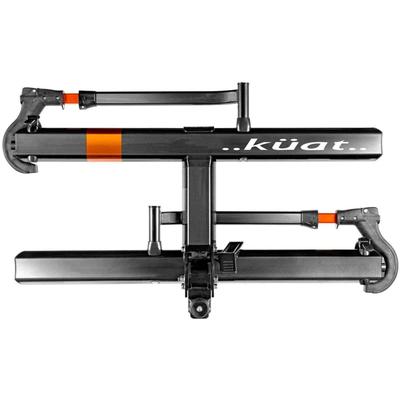 Kuat 2in Sherpa 2.0 - 2-Bike Rack Gray Metallic and Orange Anodize SH22G