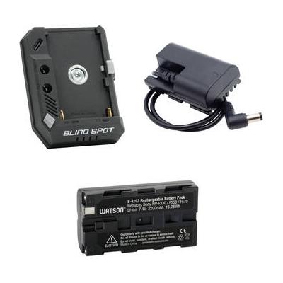 Blind Spot Gear Power Junkie V2 with NP-F550 Battery and Canon LP-E6 Battery Adapter Kit (B BSG-1302-007-02