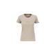 T-Shirt ALPHA INDUSTRIES "ALPHA Women - T-Shirts Crystal T Wmn" Gr. XL, beige (vintage sand) Damen Shirts Jersey