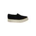 Vince. Flats: Slip-on Platform Casual Black Solid Shoes - Women's Size 7 - Almond Toe