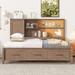 Lounge Daybed with Storage Shelves, Cork Board, USB Ports and Drawers