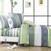 5pc King Serene Bedding Set Duvet Cover Set Green