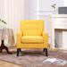 Fabric Accent Chair for Living Room, Bedroom Button Tufted Upholstered Comfy Reading Accent Chairs Sofa