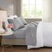 4pc Full 600 Thread Count Cooling Cotton Blend Sheet Set Grey
