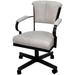 Miami Swivel Metal Caster Chair on Reading Base - 18" High Seat