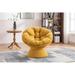 Oversized Papasan Chairs Swivel Accent Egg Chair 360° Swivel Barrel Chair Lounge Chair Fabric Club Chair for Living Room