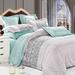 3pc King Tranquil Bedding Set Heavy Weight Comforter Green