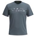 Smartwool - Gone Camping Graphic Short Sleeve Tee Slim Fit - Merinoshirt Gr XL grau/blau