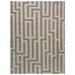 Gray/White 144 x 108 x 0.25 in Area Rug - Bokara Rug Co, Inc. Rectangle Geometric Hand-Knotted Area Rug in Gray/Ivory | Wayfair TIBEADMAZFA0090C0