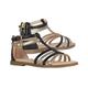 GEOX - Sandalen J S.Karly G. D In Black/Platinum, Gr.40