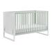 Nurture& Baby, Toddler Convertible Crib | 3 Adjustable Heights (Toddler Guardrail Not Included) Wood in Green | 35 H x 54.5 W x 29.63 D in | Wayfair