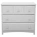 Delta Children Newport 3 Drawer Dresser Wood in White | Wayfair W741430-130