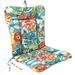 Lark Manor™ 21" x 38" Outdoor Chair Cushion w/ Ties & Loop Polyester | 3.5 H x 21 W in | Wayfair E96583BC17954F7CBDCDA1FA8D1BD1B5
