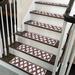 Red/Blue 0.25 x 9 W in Stair Treads - Foundry Select Rainsburg Stair Tread Cotton | 0.25 H x 9 W in | Wayfair AFCDC64FCAA2459D90A5792628FED4A3