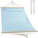 Arlmont & Co. Omme Double Classic Hammock Polyester | 1 H x 55.1 W x 150 D in | Wayfair 1D44225FF29A431FBDA47E089DB29642