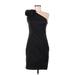 SL Fashions Casual Dress: Black Solid Dresses - New - Women's Size 8