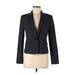 Ann Taylor Blazer Jacket: Short Gray Print Jackets & Outerwear - Women's Size 6