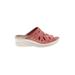 Bzees Wedges: Pink Solid Shoes - Women's Size 8 1/2 - Peep Toe