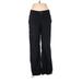 Eddie Bauer Sport Track Pants - Low Rise: Black Activewear - Women's Size 6