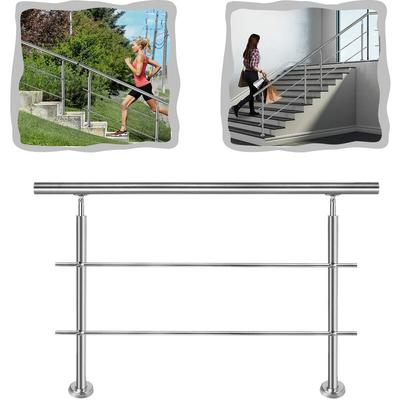 Treppengeländer Edelstahl Handlauf Geländer, Edelstahlgeländer Innen und Außen für Treppen Brüstung Image