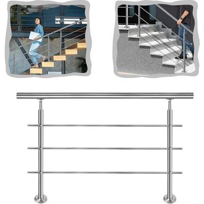 Yardin - Treppengeländer Edelstahl Handlauf Geländer, Edelstahlgeländer Innen und Außen für Treppen Image