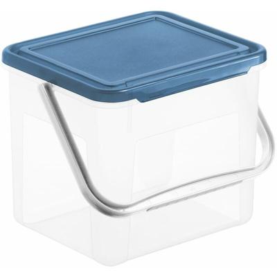 Waschmittelbehälter Basic Blue 4,5 l / 3 kg Waschpulverbox Waschmittelbox - Rotho