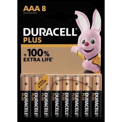 Duracell Plus-AAA K8 Micro (AAA)-Batterie Alkali-Mangan 1.5 V 8 St.