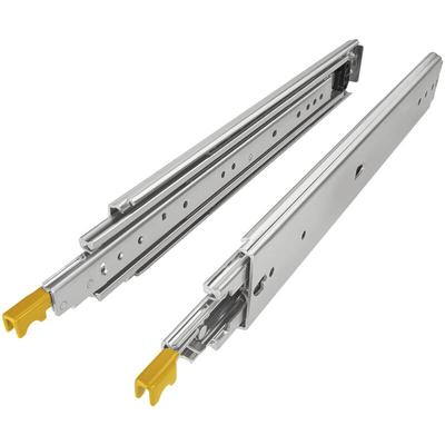 1 Paar sotech Schwerlastauszüge mit Lock-in/out Einrastfunktion mit gelbem Hebel, belastbar bis 200 Image