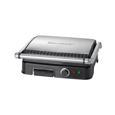 Clatronic - kg 3487 Elektro Kontaktgrill Schwarz, Edelstahl Image