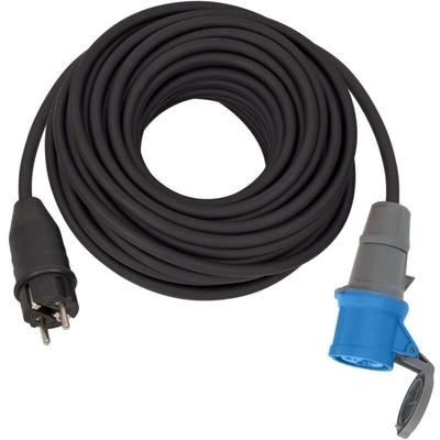 Industrie cee Verlängerungskabel 230V IP44 25m H07RN-F 3G2,5 cee 230V/16A Schutzkontakt-Stecker und Image