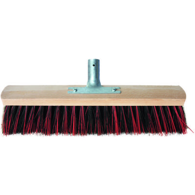 Allround Werkstattbesen, schwarz/rot mit Arenga/Elastanborste, 60cm Image