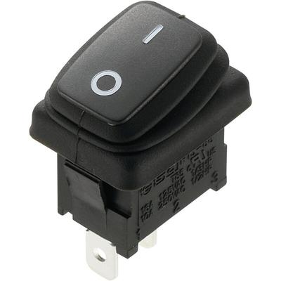 Tru Components - 1588062 Wippschalter TC-R13-66A8-02 250 v/ac 10 a 1 x Aus/Ein IP65 rastend 1 St. Image