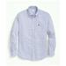 Brooks Brothers Men's Performance Series Stretch Button-Down Collar, Checked Sport Shirt | Blue | Size Small