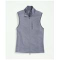 Brooks Brothers Men's Performance Series Full-Zip Pique Vest | Blue | Size Small