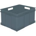 Contenitore con Maniglie, Euro-Box xxl, Procyclen, 54 l, Bruno Eco Line, Eco-Grigio