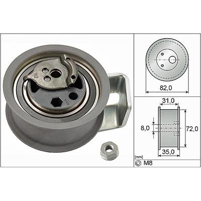 Schaeffler Ina Spannrolle, Zahnriemen [Hersteller-Nr. 531043620] für Audi, Ford, Seat, Skoda, VW Image