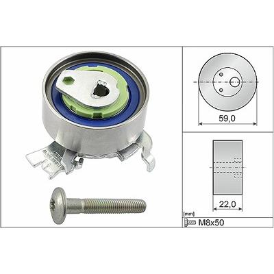 Schaeffler Ina Spannrolle, Zahnriemen [Hersteller-Nr. 531051830] für Chevrolet, Opel, Saab, Vauxhall