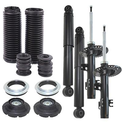Atec 4x Stossdämpfer Gasdruck Domlager Staubschutzsatz für VW Image
