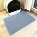BLUKIDS Cat Litter Mat Kitty Litter Trapping Mat Soft on Kitty Paws Litter Box Mat Keep Floor Clean 17.7 x11.8 Waterproof and Washable Cat Litter Catcher Pad for Scatter Control