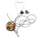 SIEYIO Interactive for Cat Teaser Toy Elastic Wire with Mouse Rabbit Wood Bell Ball Pendant Mice & Toys Gift for Kitten