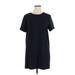 FELICITY & COCO Casual Dress - Shift: Black Solid Dresses - Women's Size X-Large