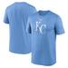 Men's Nike Light Blue Kansas City Royals Legend Fuse Large Logo Performance T-Shirt