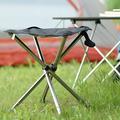 QTOCIO Garden Tools Stainless Steel Telescopic Folding Stool Outdoor Folding Chair Portable Stool Camping Stool Camping Mazar