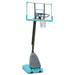 CITYLE Basketball Hoop Outdoor 7.5 - 10ft Kids Height-Adjustable Basketball Hoop Goal System with 44 Inch Impact Backboard and Portable Wheels Portable Backboard System for Kids/Adults