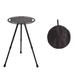 Folding Picnic Table Round Camping Table Aluminum Alloy Dining Table With Tripod