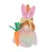 Plertrvy Ther Towel Desktop Ornament Clearance Man Flower and Gnome Gift Spring Easter Bunny Doll Faceless Bunny Decor Home Old Easter Ornament Desktop Ornament