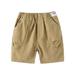 gvdentm Boys Soccer Shorts Boys Shorts Soft Drawstring Summer Shorts Pull on Short Classic Boy Shorts Khaki 100