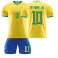 Mens/Kids 2024 Soccer Game Brazil Soccer #10 Jerseys Soccer Team Shirts